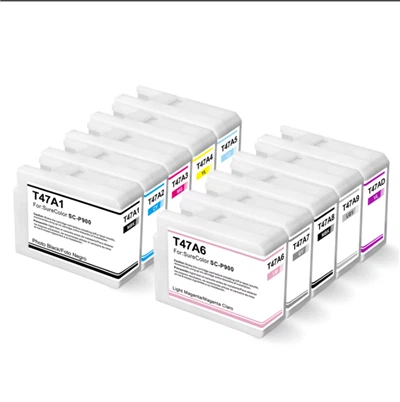 80ml T47A1 - T47A9 T47AD P900 Kompatibla bläckpatroner för Epson SC-P900